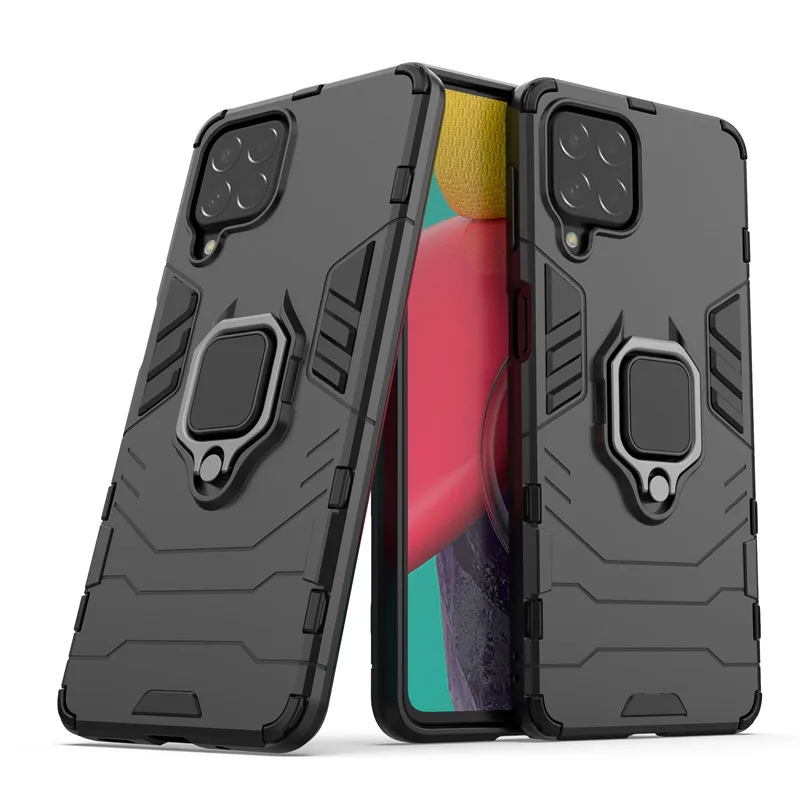 Per Samsung Galaxy M53 5G Custodia Armatura Anello In Silicone Antiurto Paraurti Galaxy M23 M33 M53 5G Cover Per Telefono Per Samsung M53 5G