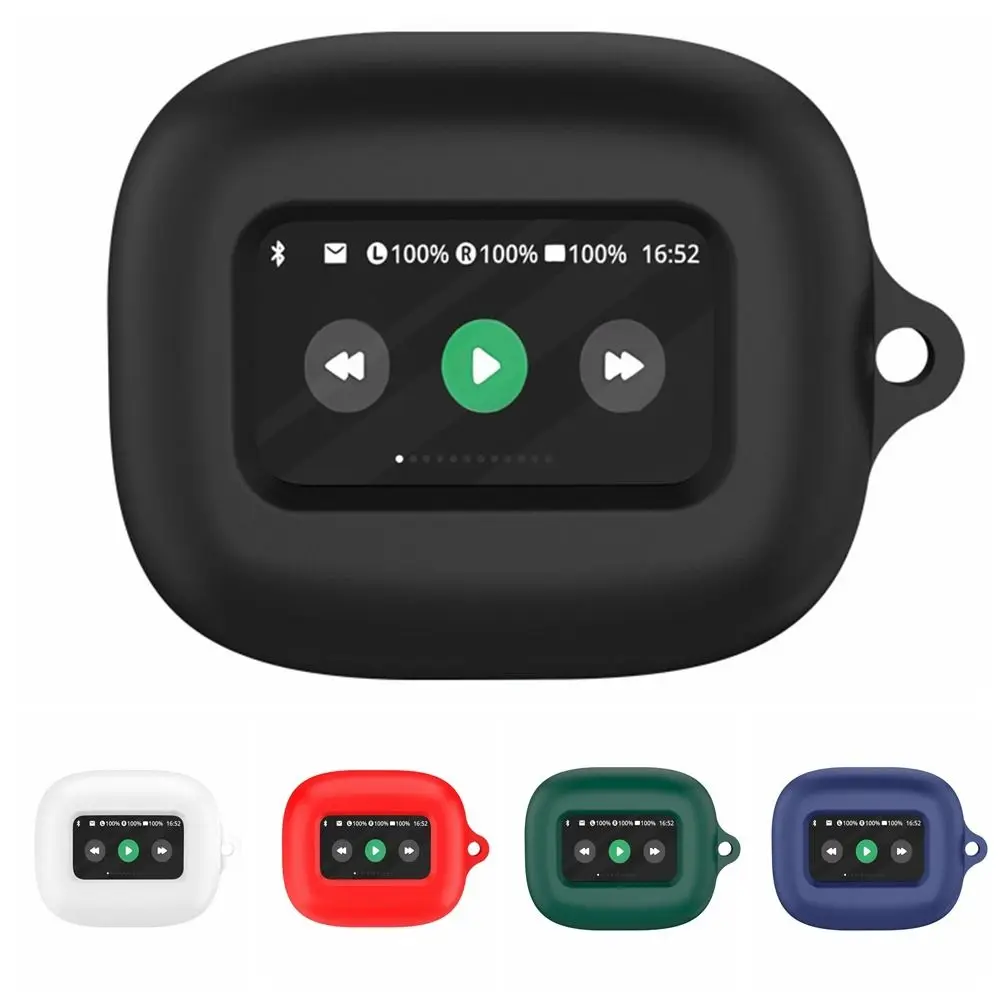Colorful Washable Silicone Earphone Protective Cover with Hook