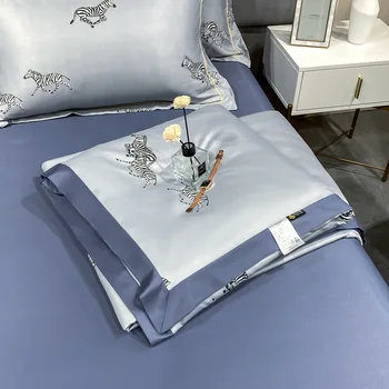 킹 퀸 사이즈 가정용 침구 담요, 가벼운 럭셔리 이불, 세탁 실크 수면 이불, 여름 이불