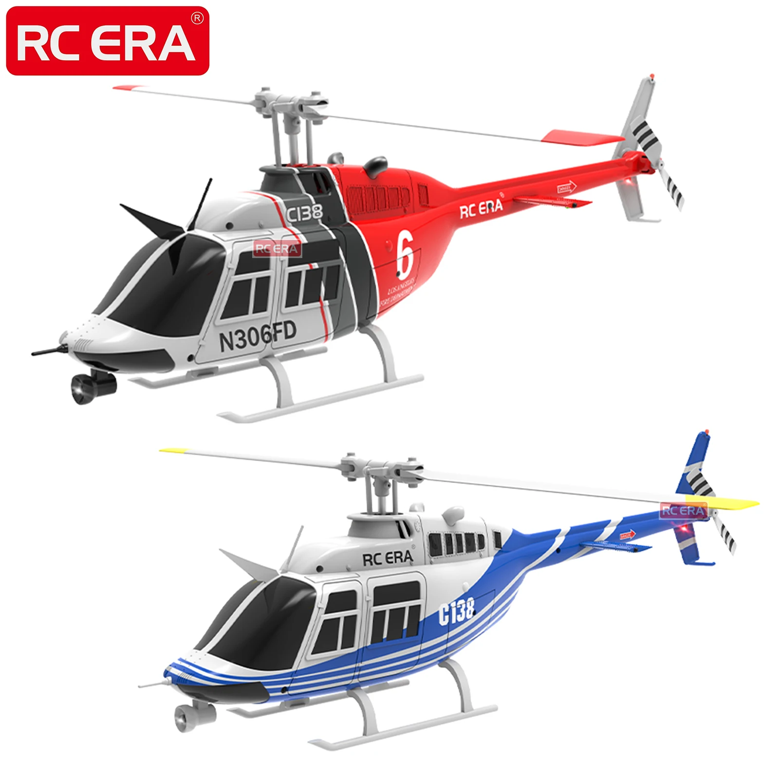 Радиоуправляемый вертолет C138 BELL206 с гироскопом, Ру ру вертолет со стабилизацией Flybarless для взрослых, летательный аппарат с дистанционным управлением, хобби, уличные игрушки, 1:36
