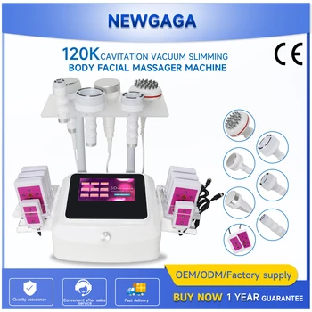 7 In 1 120K Cavitazione Sotto Vuoto Macchina Ad Ultrasuoni Laser Lipo Massaggio Bruciare I Grassi Rimozione Della Cellulite Corpo Dimagrante Forma Massaggiatore