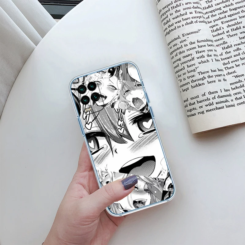 Kawaii Girl Transparent Phone Case - Japan-Inspired Design