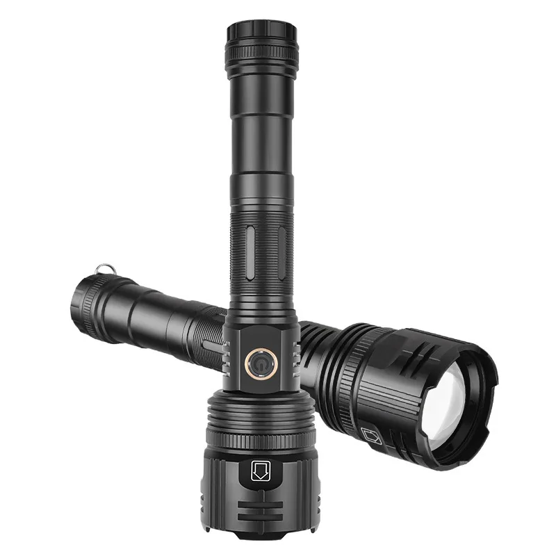 Description Picture 4 of item2000M Ultra Powerful Led Flashlight High Power White Laser Tactical Torch Usb Rechargeable Flashlight 18650 Fishing Flashlights
