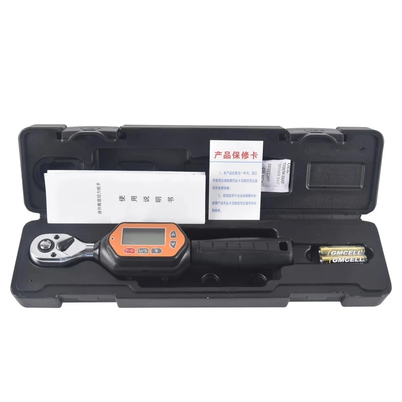 1/2 3/8 1/4 Digital Preset Torque Wrench Bidirectional Ratchet Head Professional Adjustable Bicycle Repair Hand Tools