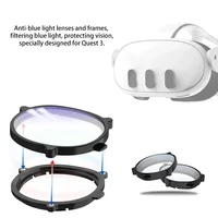 Magnetic lens For Quest 3 eyeglass frames anti-blue light optical lenses protection VR accessories for Oculus/Meta Quest 3