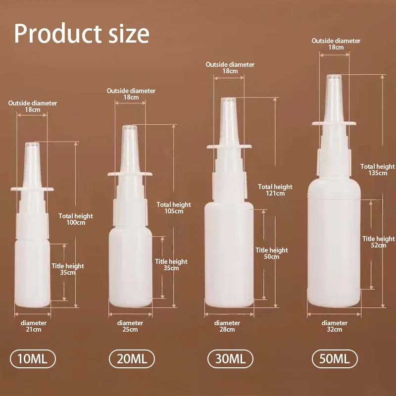 10PCS 10/20/30/50ML White Plastic Empty Refillable Nasal Spray Bottle Mist Sprayers Atomizer Makeup Container for Travel Outdoor spray bottle,refillable bottle,refillable empty bottle,refillable cosmetic bottle,cosmetic bottle,cosmetic bottle set,refillable liquid container,refillable spray bottle,cosmetic dispenser bottle,makeup empty bottle