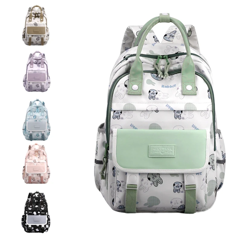 

Новый вместительный школьный портфель для начальной школы, высококачественный модный Повседневный Легкий водонепроницаемый рюкзак