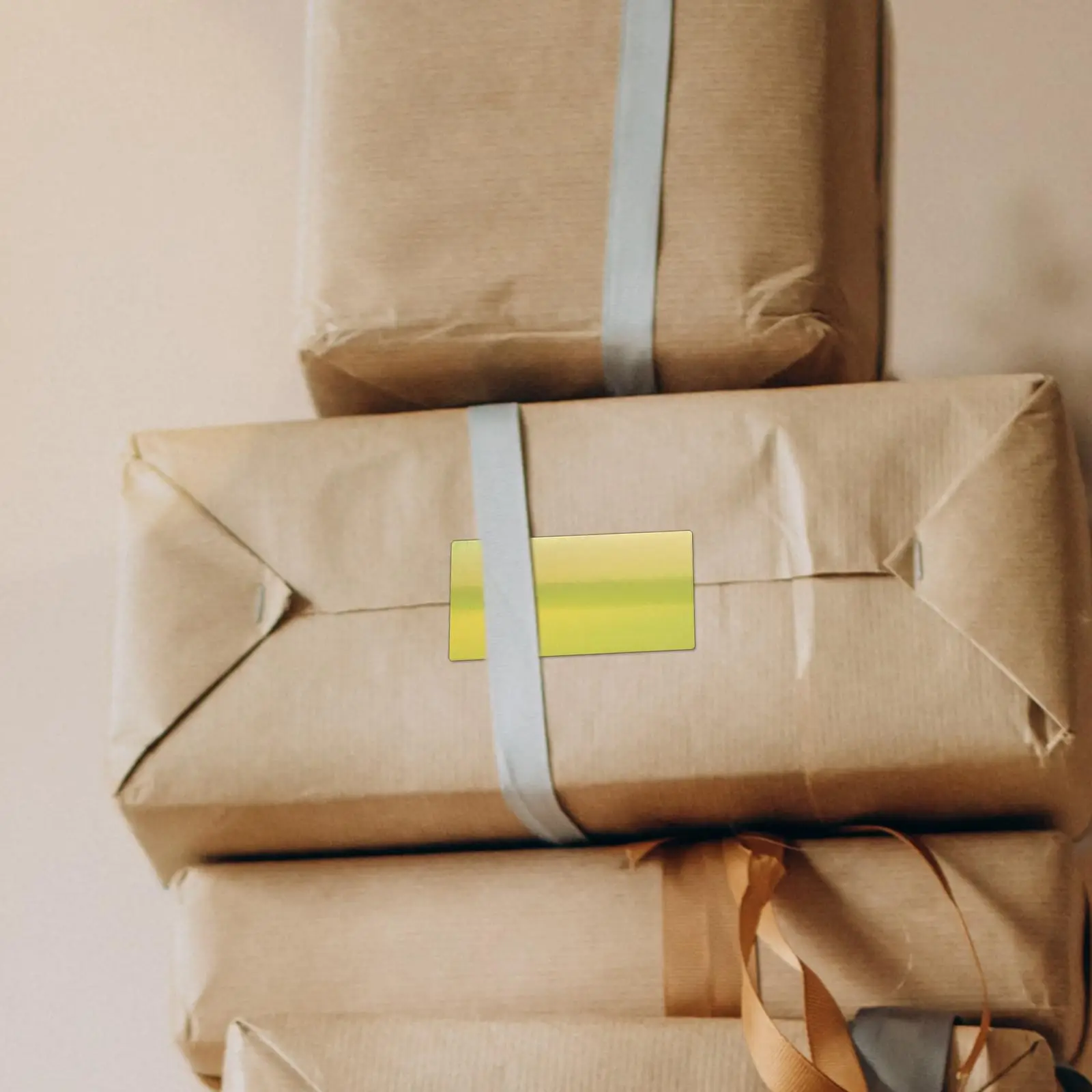 M110 M120 Gold Laser Thermal Labels Metallic Waterproof Adhesive for Laser Printers Luxury Branding Retail Packaging & Gifts