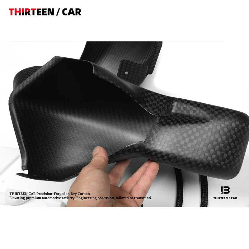 BMW M3 M4 G87 G80 G82용 드라이 카본 파이버 스쿱 무광 에어 인테이크 플레넘 인테리어 데코레이션 시스템 카본 파이버 엔진 후드