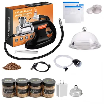 Macchina per infusore di fumo pistola portatile portatile per fumatori a freddo con Sous vide Food Drink Cocktail Smoker Woodchips