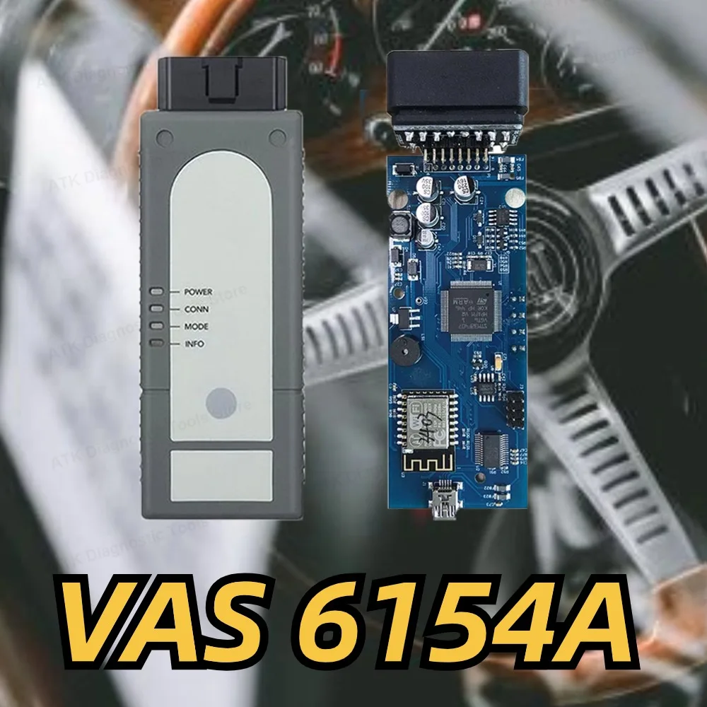 Vas 6154 Wifi Obd2 Odi 1.6.6 Per Audi Skoda Diagnostic Bluetooth Migliore Qualità Vas 6154 Strumento Diagnostico Wifi Per Win7/10