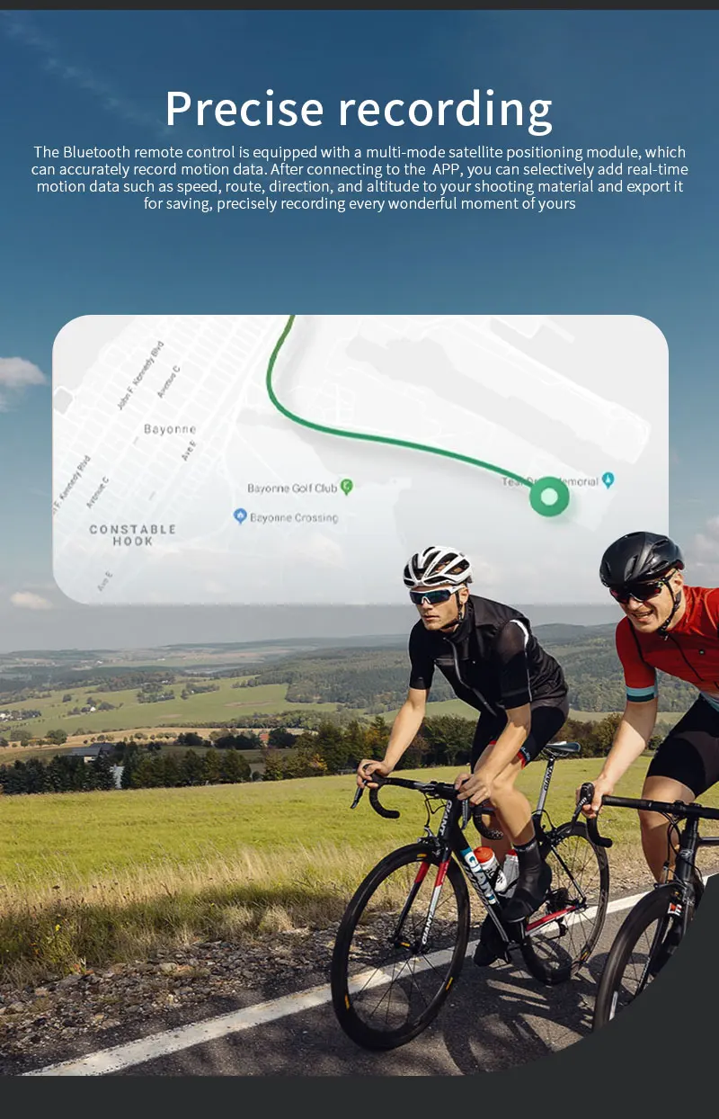 Für DJI Osmo Action 6 5 Pro Action 4 GPS Bluetooth Fernbedienung 25M Reichweite Drahtlose Steuerung Für DJI Action 4 5 Pro Zubehör – Detail 5