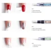 5pcs Set Dual-Ended Silicone Head Carving Dotting Pen Nail Art Silicone Sculpture Pen Brushes Rhinestone Crystal Handle Tool 5