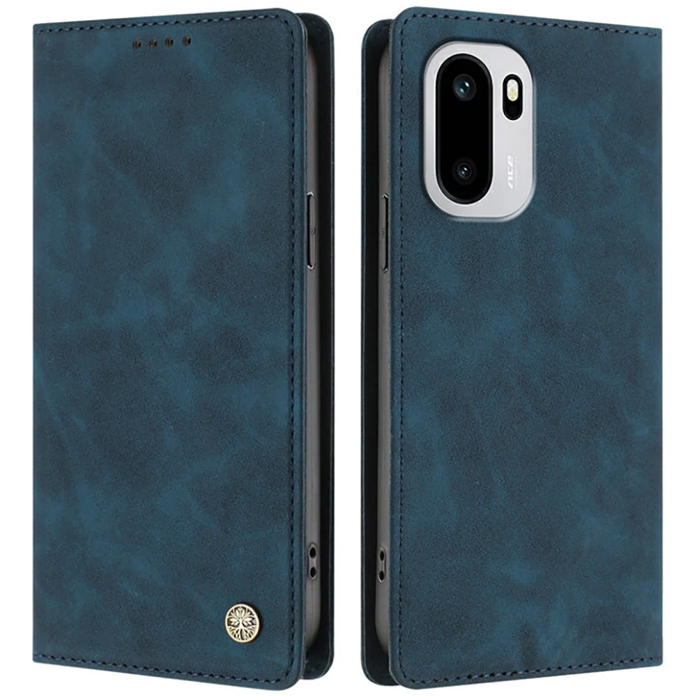 Premium RFID Magnetic Leather Wallet Flip Case - Luxury Cover