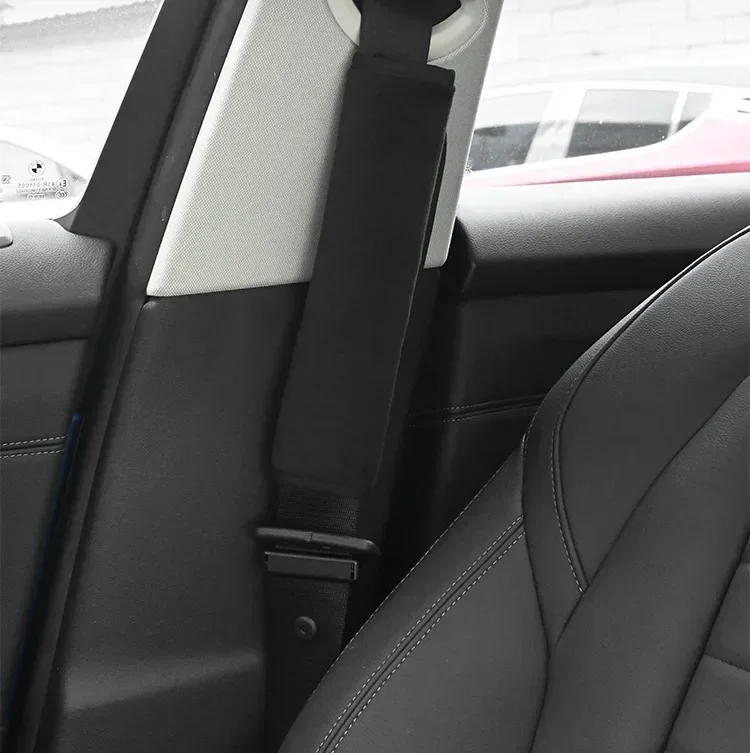 2pc Universal Car Safety Belt Cover Adjustable Seat Belt Cover Shoulder Strap Covers Car Shoulder Protector Pad Auto Accessories