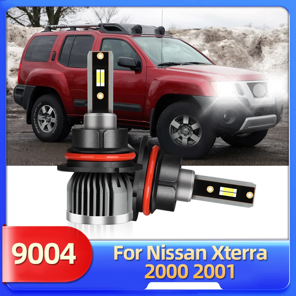 

Roadsun яркая светодиодный 16000LM/пара фар для автомобиля 12 в 110 Вт лампа для Nissan Xterra 2000 2001 Замена Luces HB1 9004 освещение CSP