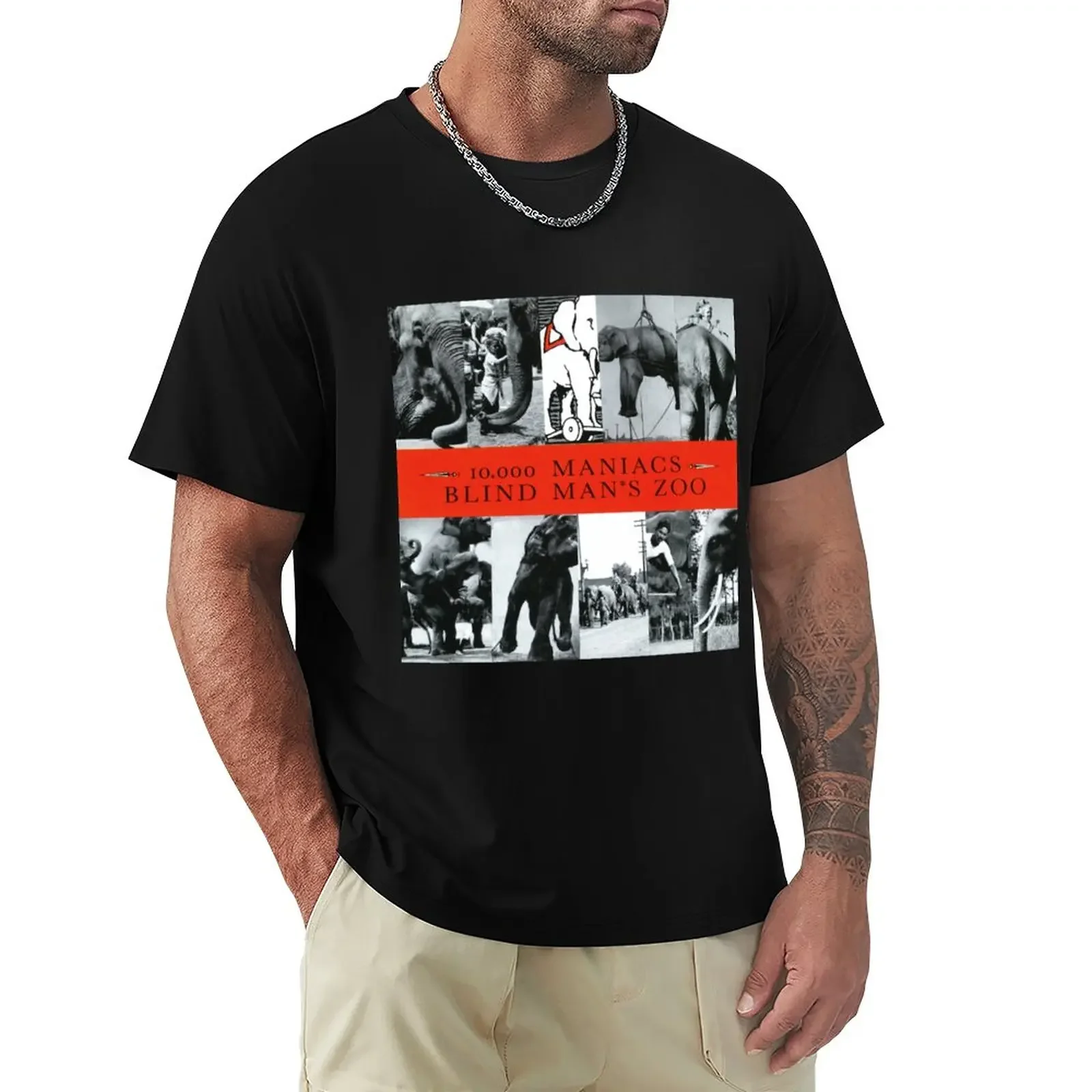 

Blind mans zoo T-Shirt for a boy korean fashion mens t shirts