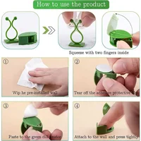 10/30/50Pcs Plant Climbing Wall Fixture Clips Rattan Vine Fixer 3