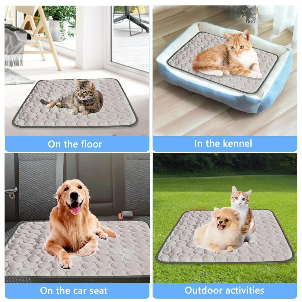 Title 10, Pet Ice Pad Summer Dog Cat Cooling Mattress Was...