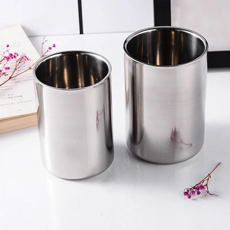 Stainless Steel Double Wall Coffee Beer Mug Portable Travel Water Cup Tea Milk Mugs Drinkware 350ml/500ml