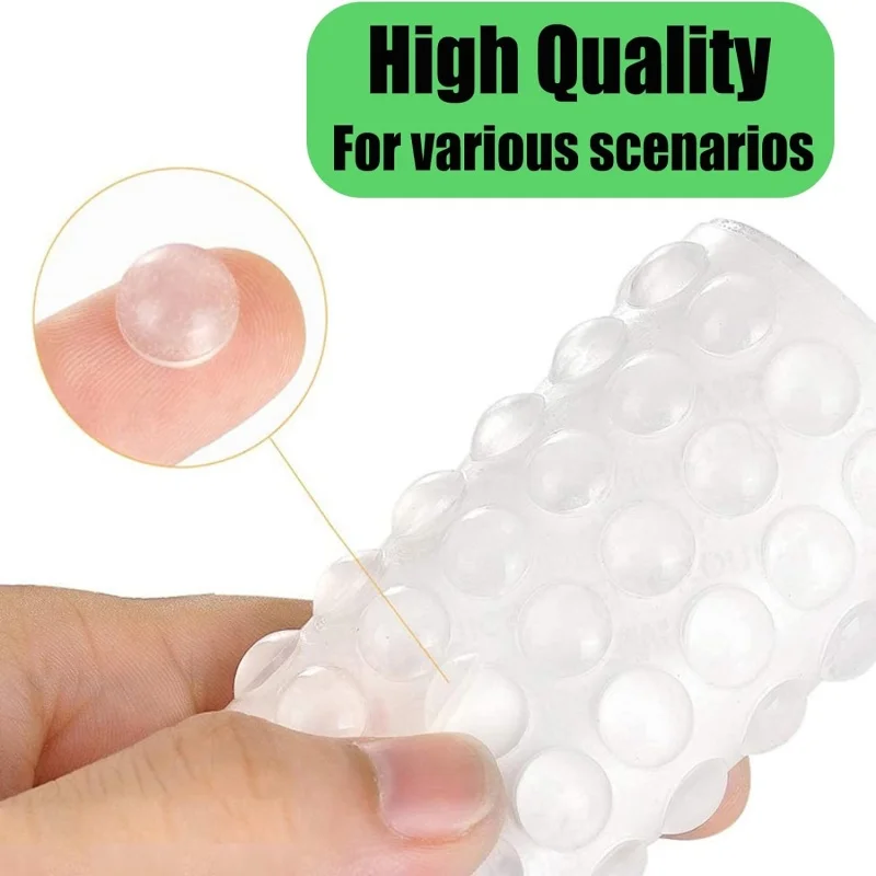 Cabinet Door Bumpers door stopper 100pcs Self-Adhesive Clear Silicone