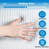 Folding Mattress, 3 inch Single Tri-fold Memory Foam Mattress Topper with Washable Cover,Cooling Mattress Pad for College Dorm 5