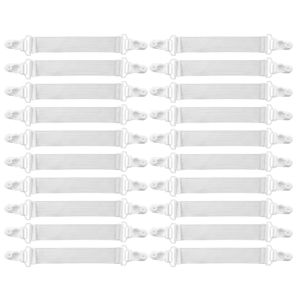

20 Pcs Bed Sheet Clip Suspenders Mattress Straps Bedsheet Clips/straps Fastener