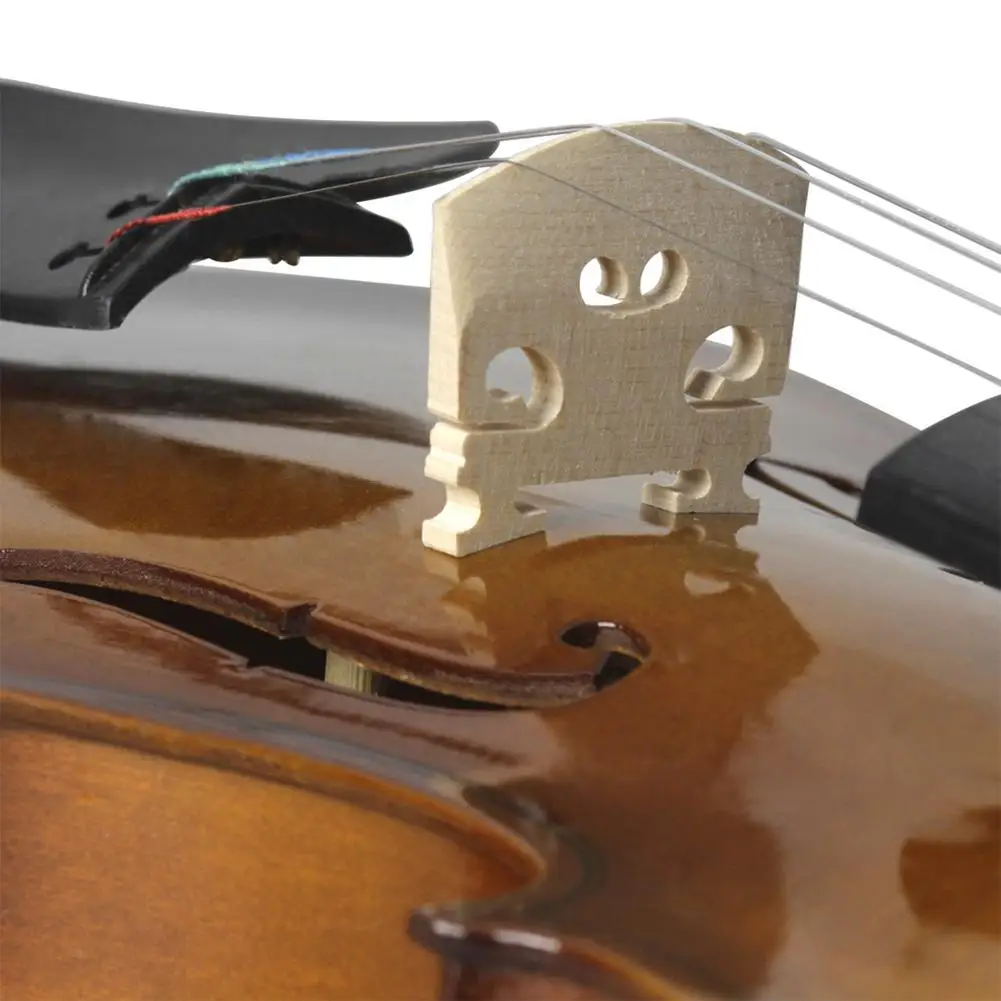 Acoustic Violin With Bow Rosin Carrying Box Solid Wood Basswood Violin For Orchestra Concert Band Beginner