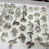 Wholesale 50Pcs  Fashion Snake Metal Alloy Rings 4