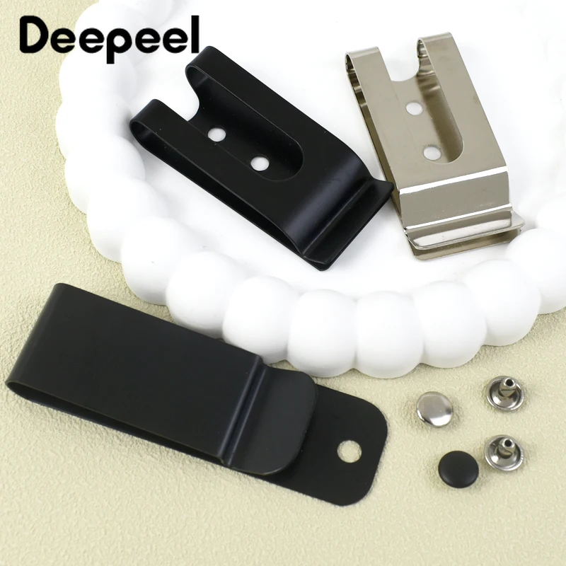 Durable Metal Belt Clips and Keychain Holder Accessories