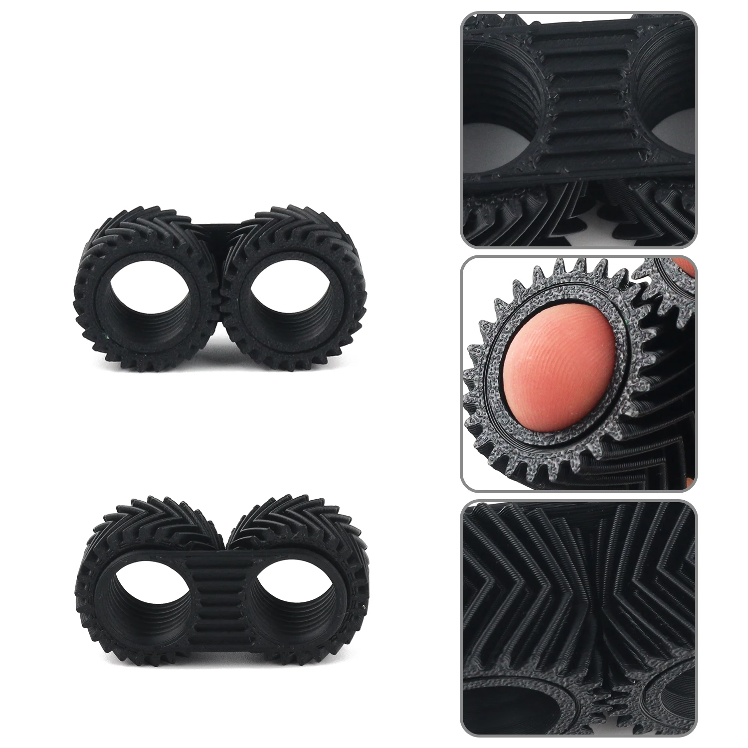 Gear fingertip gyroscope fidget toys anti stress toys mini fingertip toy rollable pressure relief toy unique decompression