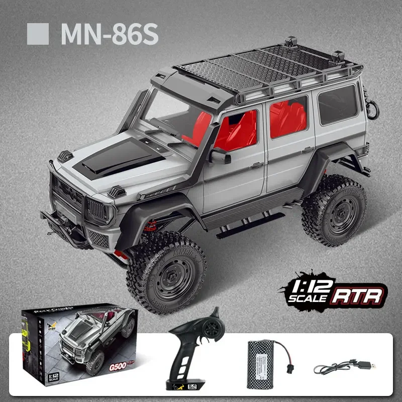 

New Mn86s Rc Car Scale Four-Wheel Drive Remote Control Off-Road Vehicle Mn86full 1:12 Rc Model Car Rock Crawler Children'S Gift