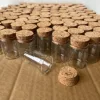 30/105 Pcs 15ml Small Glass Bottles Cork Stopper Test Tube Jars Mini Containers DIY Favors Herb Storage Decorative Tiny Bottles 2