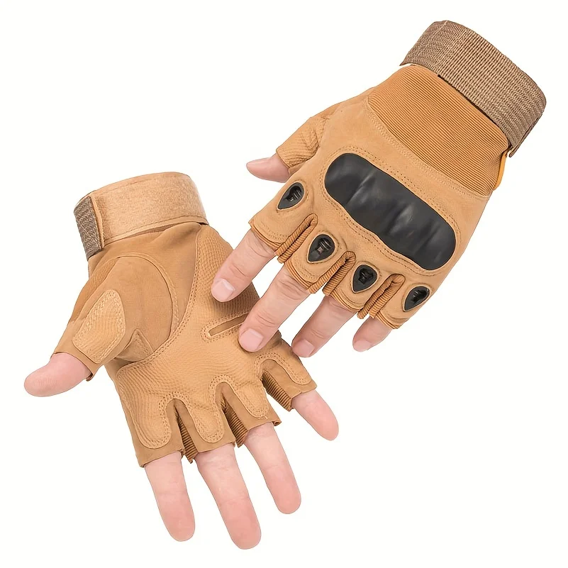 RIGWARL Half-Finger Outdoor Hunting Tactical Gloves Training Fitness Anti-Skid Cycling Sports Breathable Wear Resistance
