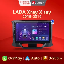 Junsun V1 Pro 8G+128G For LADA Xray X ray 2015 - 2019 Android auto radio auto intelligente systeem auto video spelers CarPlay Android Auto GPS Navigation No 2 din 2din DVD