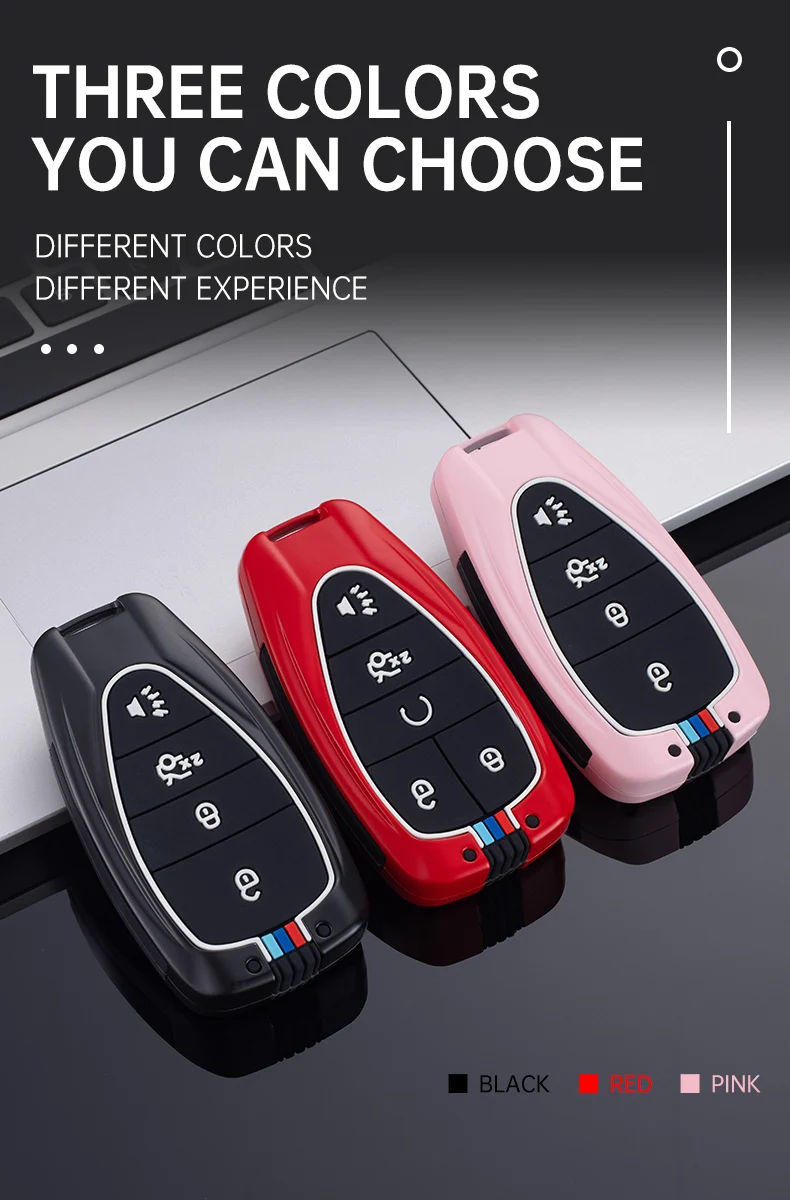 Custodia in lega di zinco custodia protettiva per chiave in Silicone per Chevrolet Malibu Equinox Cruze Camaro 2016 2017 2018 2019 accessori - S4c1756820f9147bfbf60d8c57590dc34S