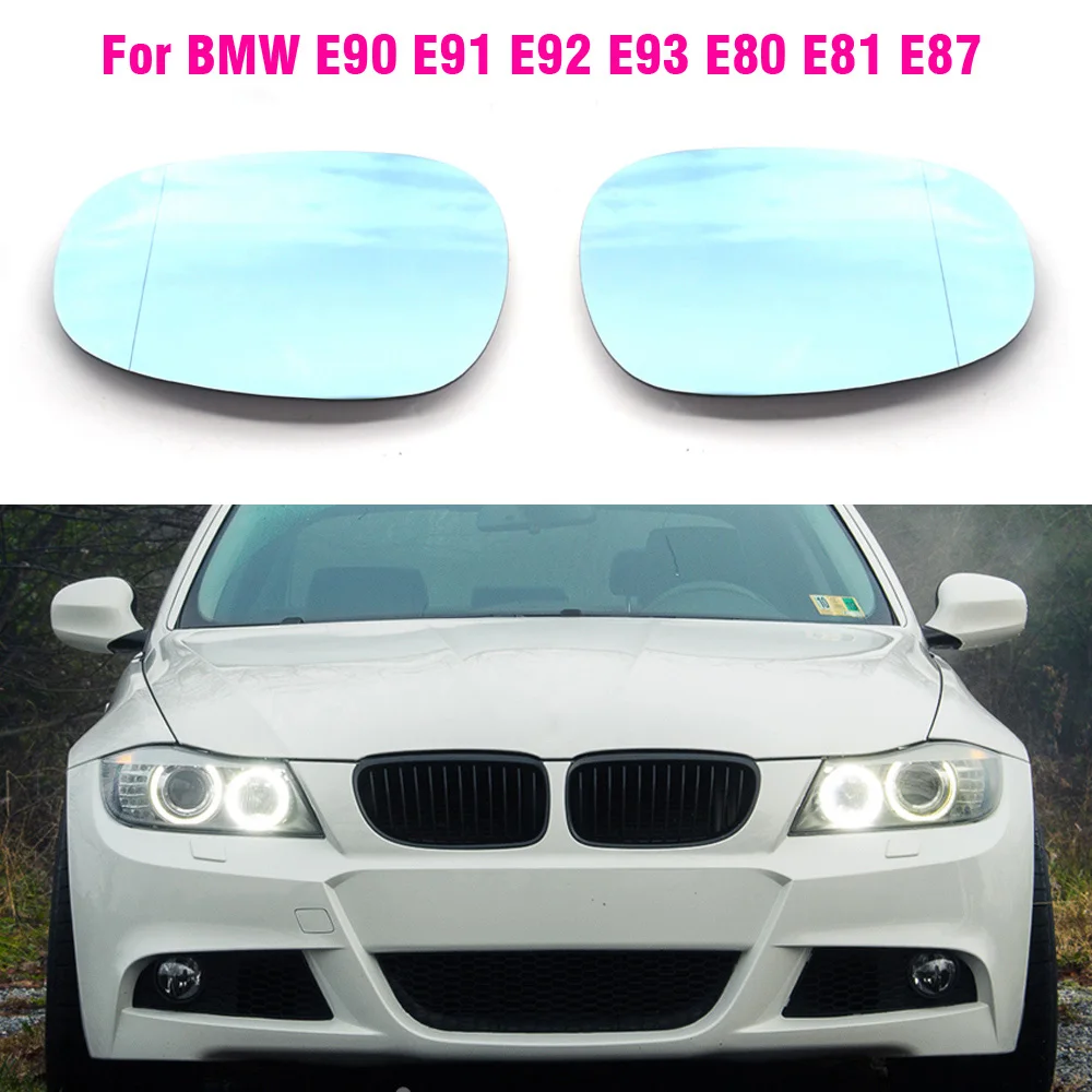 Side Rearview Mirror Glass Heater Antifog Defrosting Door Wing Mirror Sheet For Bmw E90 E92 E93