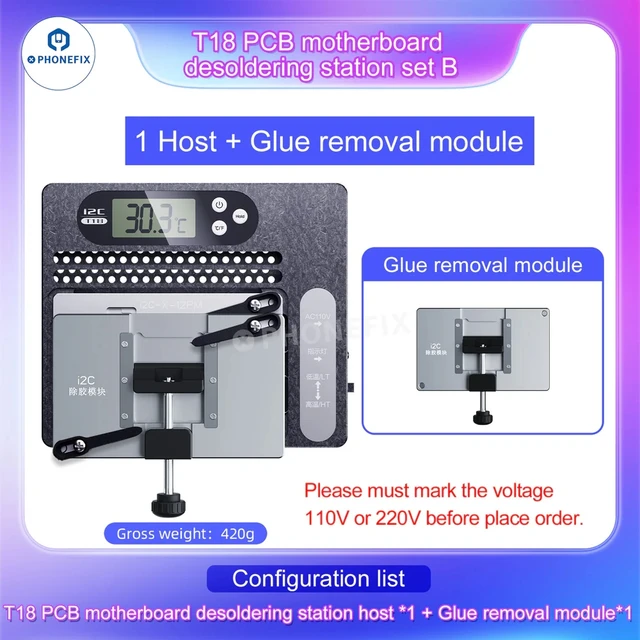 بريهيتر i2C T18 – سخان فصل طبقات الآيفون (يدعم من X حتى 16 Pro Max) 6