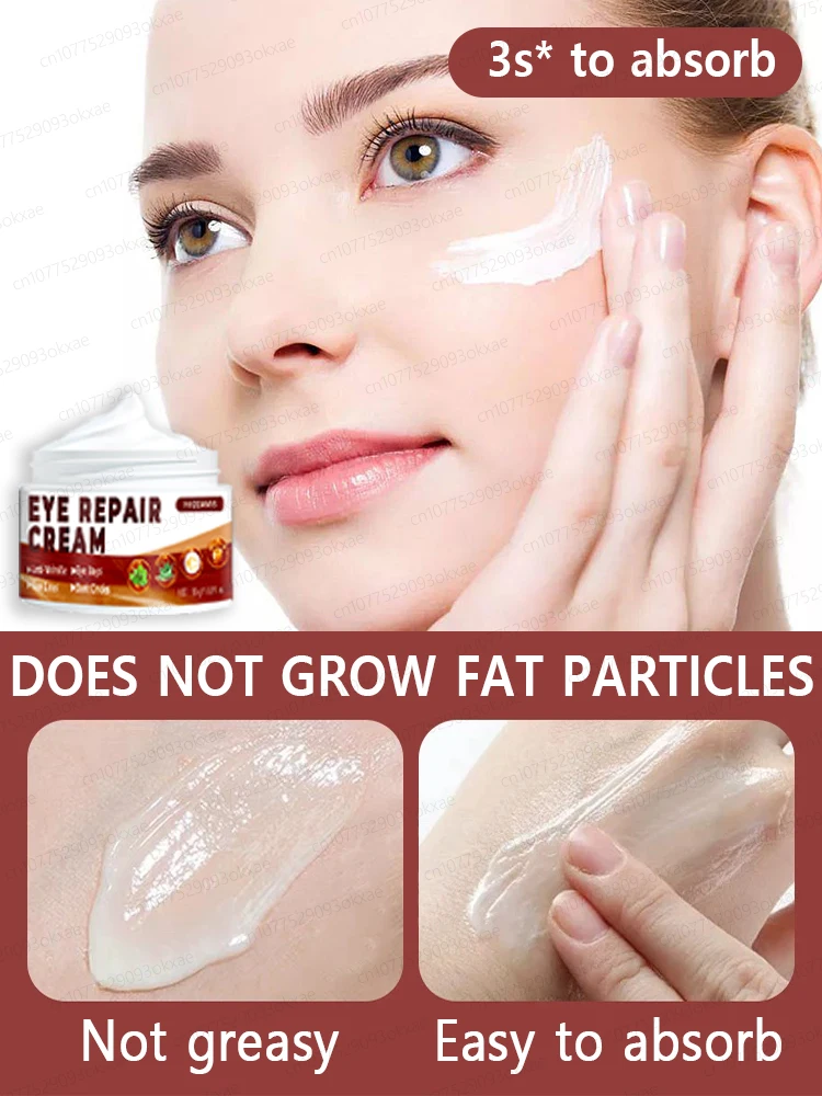 Eye cream eliminates puffiness dark circles eye bags moisturizes repairs healthy eyes eye cream