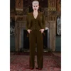 Women's Three Piece Suit Velvet Single Breasted Elegant Women's Pants Suits Female Suits Set Formal New in Matching Groups Sets 5