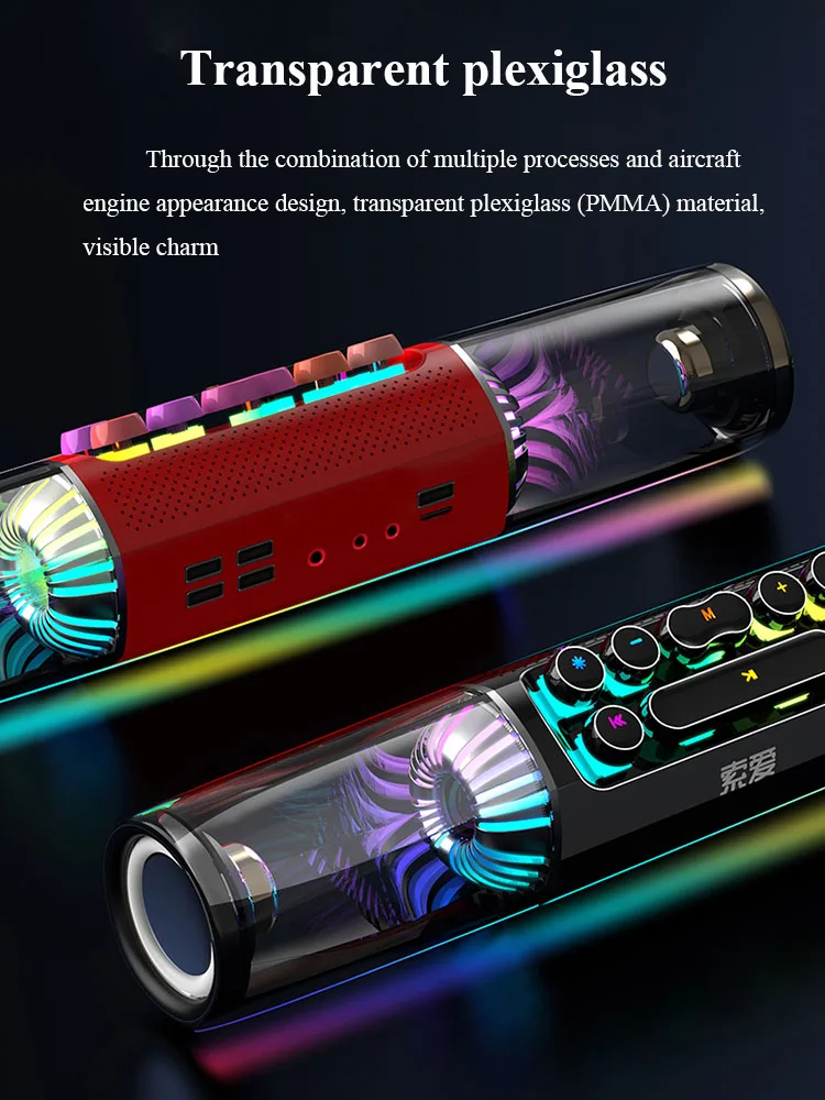 US $47.66 - 62.47 3D Surround Soundbar Computer Speaker Wired LouldSpeakers Subwoofer music center larger power Sound bar for Laptop PC Theater TV