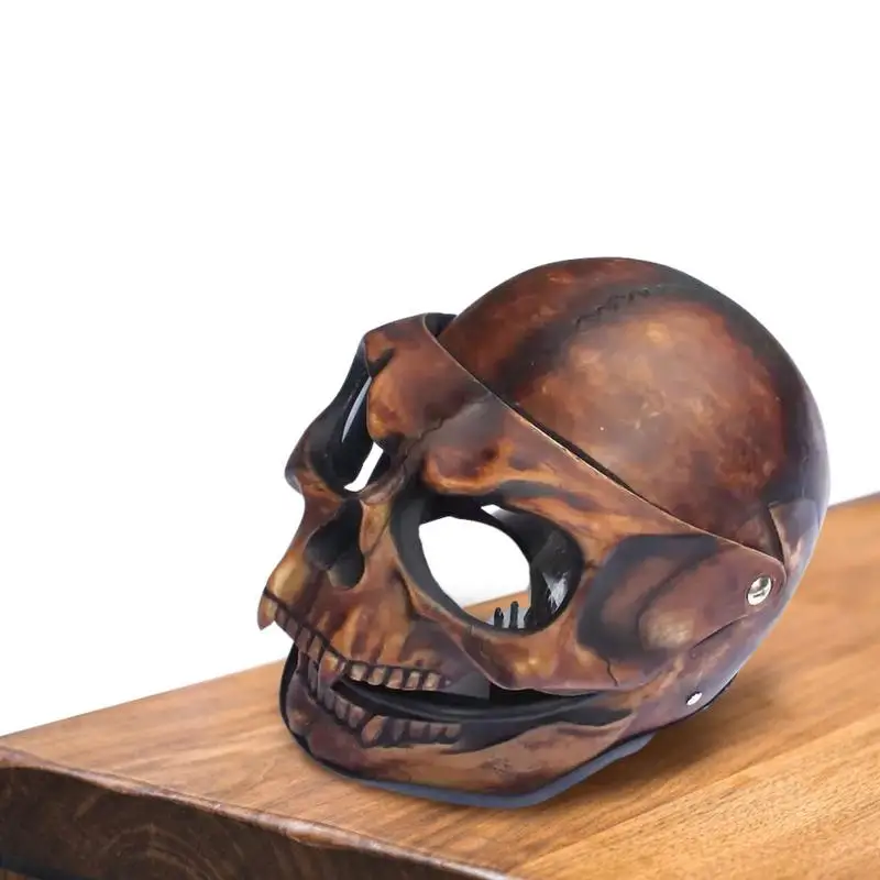 

Ghost Skull Helmets With Goggles Ghost Skull Helmets Full Face Motorcycle Goggles Face Cover Skull Motocross Riding Sunglasses