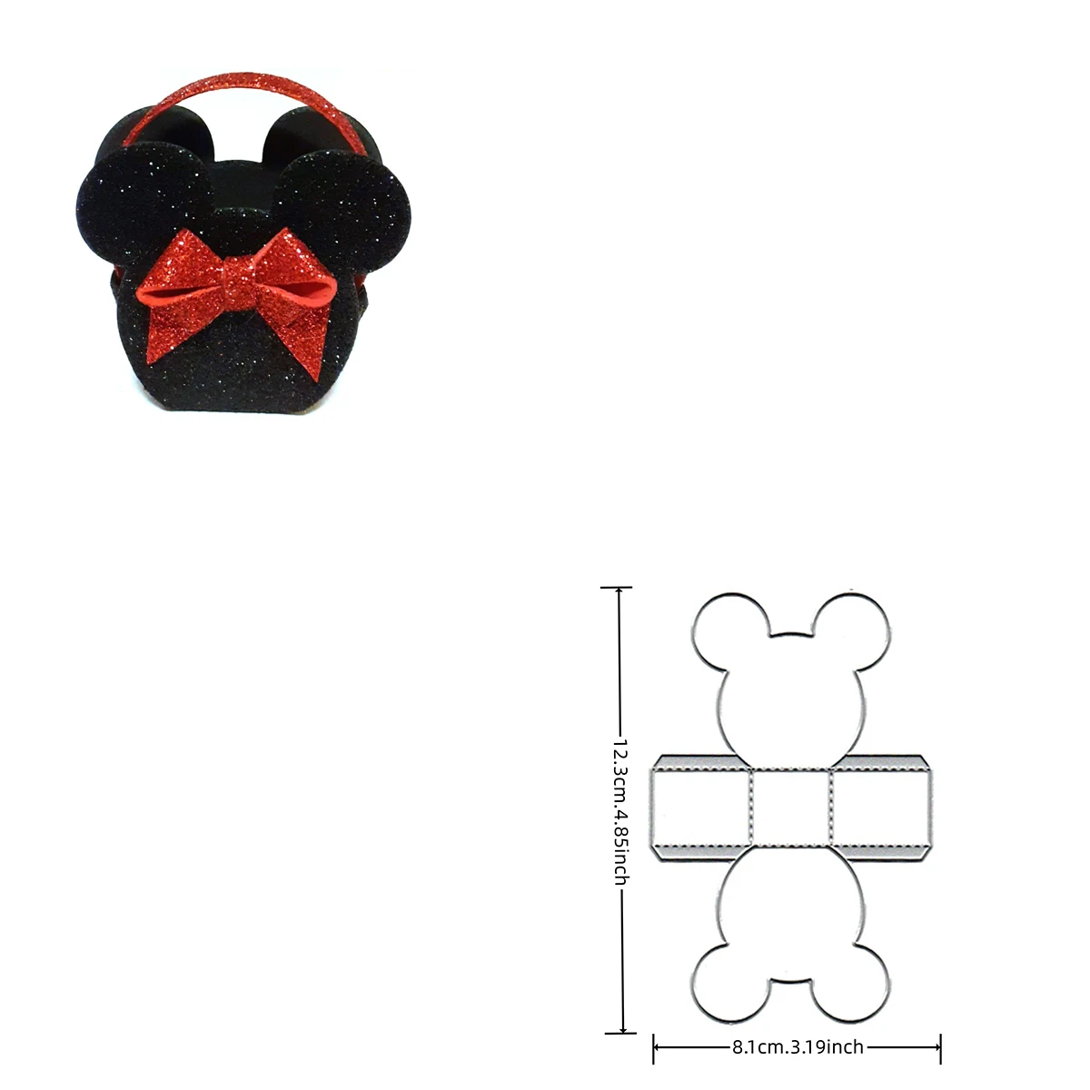thumbnail image 1 of Troqueles de corte de metal con forma de caja de caramelos grande, troqueles de acero al carbono para manualidades, cajas de regalo de Navidad, álbumes de recortes, novedades de 2024, 1 of 5