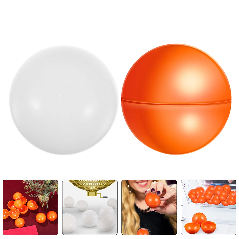 50Pcs Lottery Balls Game Raffle Balls Openable Raffle Small Lottery Table Game interesting game balls