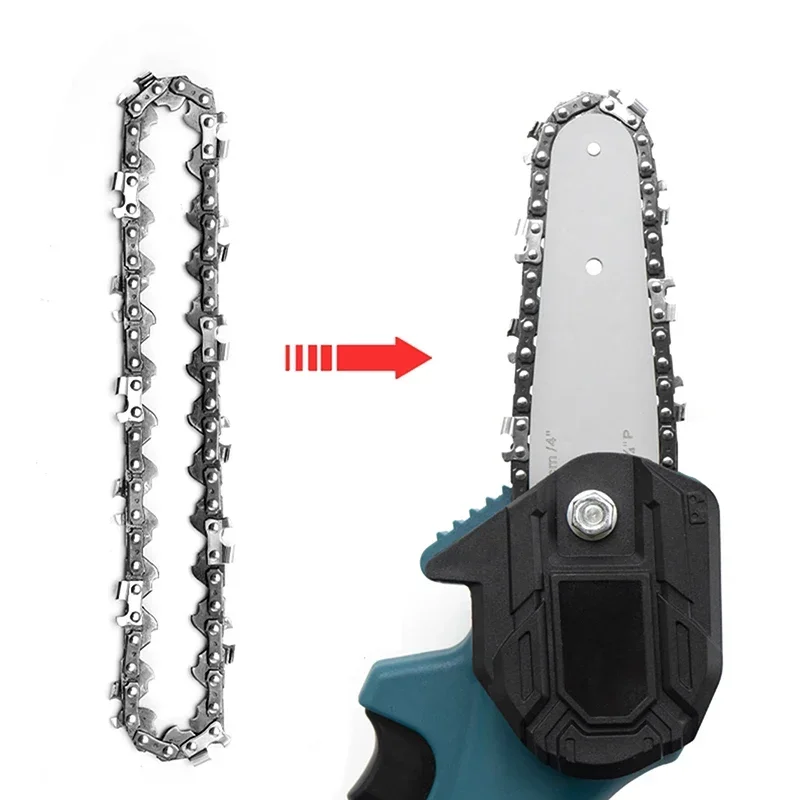 Chainsaw Chain 4 Inch 6Inch 8Inch Chainsaw Chain 1/4".043" 28/37/45/48 DL Semi Chisel Electric Chainsaw Chain Spare Parts Wood Branch Cutting