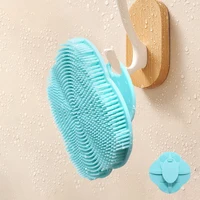 Soft Silicone Body Scrubber Shampoo Brush Handheld Shower Cleansing Brushes Exfoliating Bath Brush Head Massager Bathing Tools 1