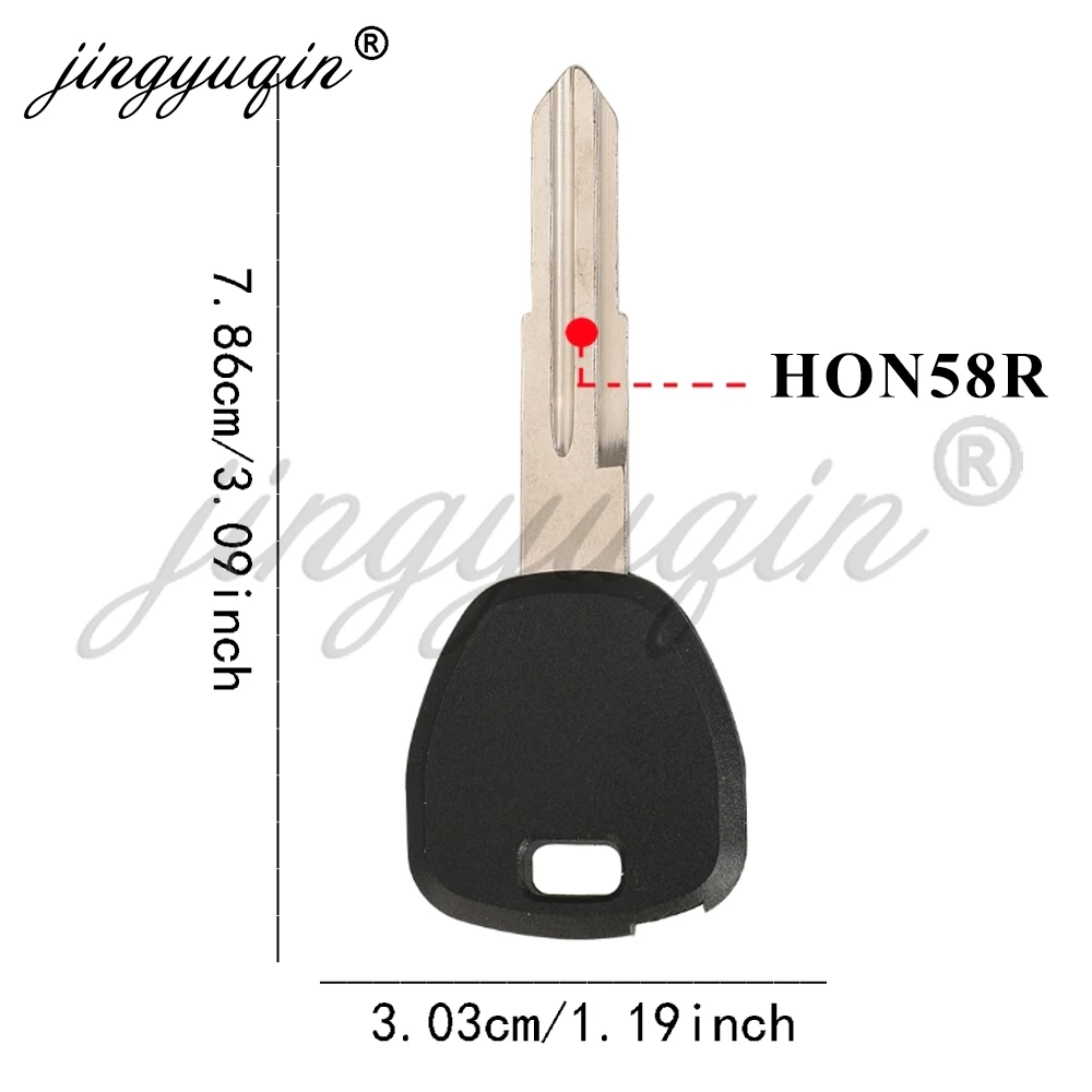 Jingyuqin 5/10 stücke Transponder Zündschlüssel Shell Fall Für Honda Accord Odyssey Insight Acura Civic S200 1998-2002 hon58R Klinge – Detail 2