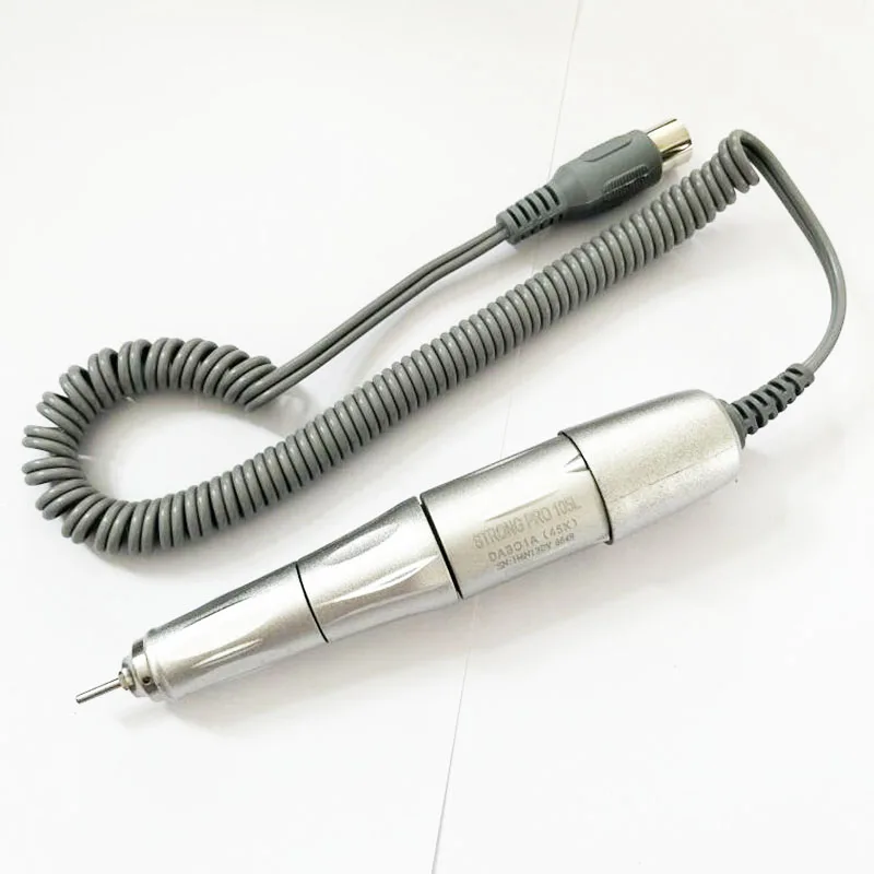 강력한 핸들 폴리싱 네일 페디큐어, 네일 아트 드릴, 매니큐어 기계, 컨트롤 박스, 45000RPM, 65W, 207B