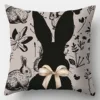 Easter Cartoon Printed Bunny Egg Pillowcase Home Sofa Cushion Cover Bedroom Bedside Pillow Cover 3