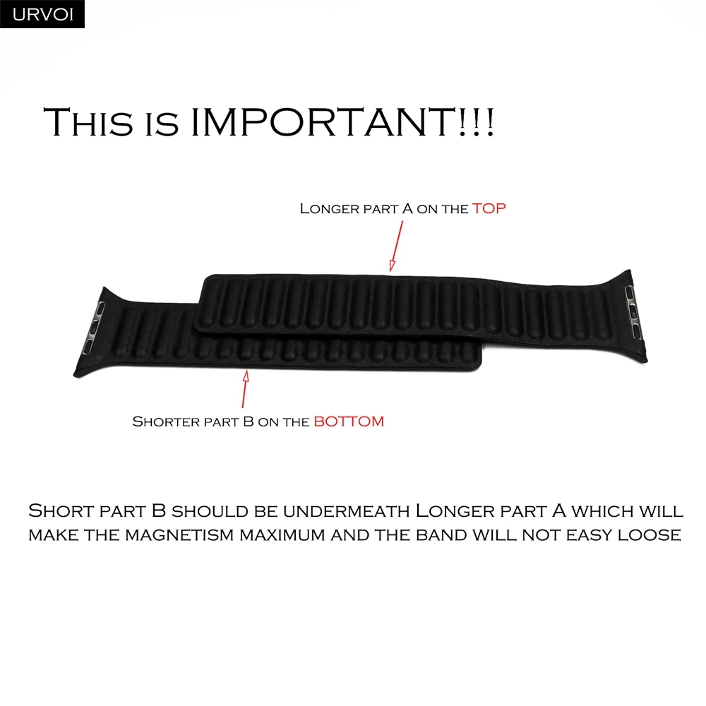 Premium FineWoven Magnetic Link Band
